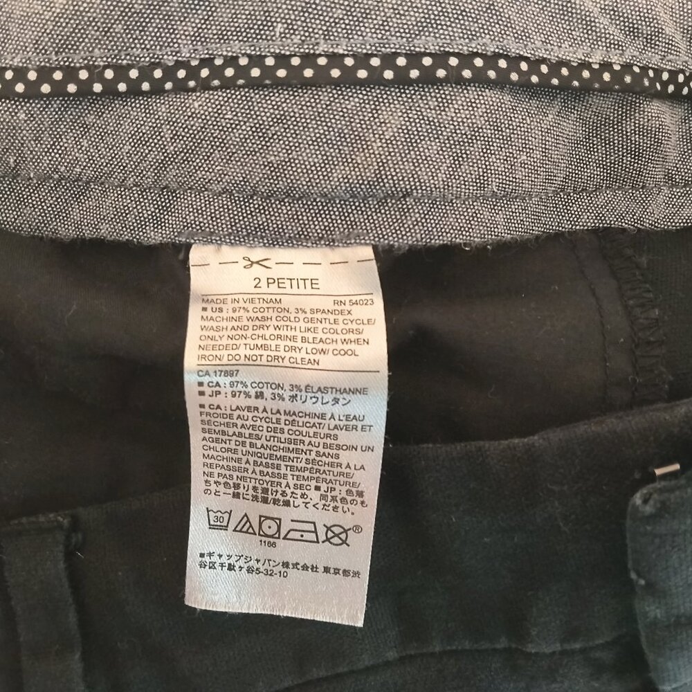 Banana Republic Womens Black Shorts Size 2P - Picture 5 of 5